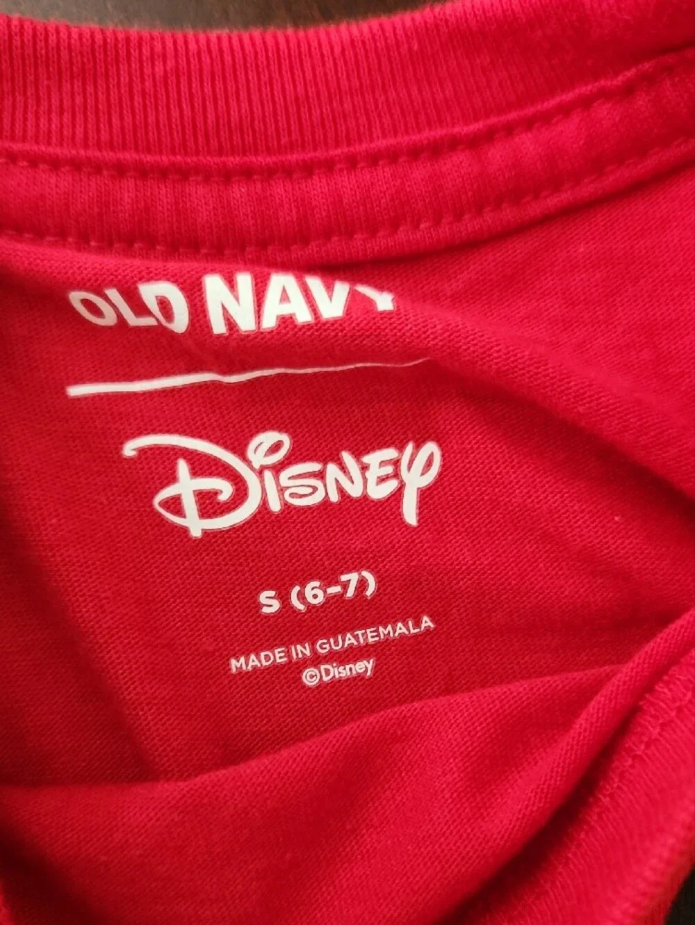 Old Navy Red Mickey Mouse Sunglasses Graphic Tee